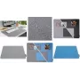 Tapete de rato Sigel Eyestyle SA201 – construção em PET/PP, cinzento-claro/preto