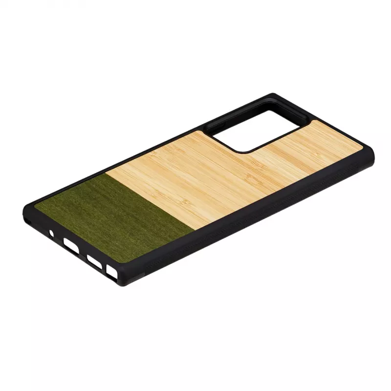 Capa para telemóvel Man and Wood Galaxy Note 20 Ultra — capa protetora preta Bamboo Forest