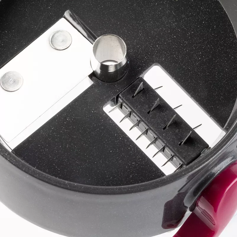Picadora manual JATA HMAQ4508 preto rosa lâmina de aço inoxidável
