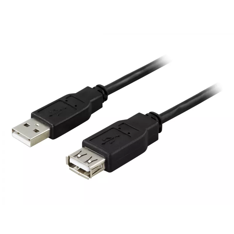 Cabo de extensão USB GOOBAY 93600 — USB A para USB A, USB 2.0, 3 m, preto