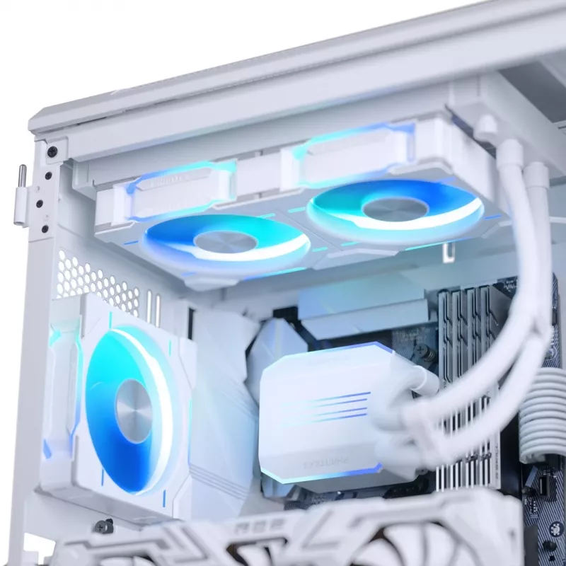 Phanteks Glacier One 240D30 DRGB Refrigeração líquida all-in-one para processador 12 cm branco 1 unid.