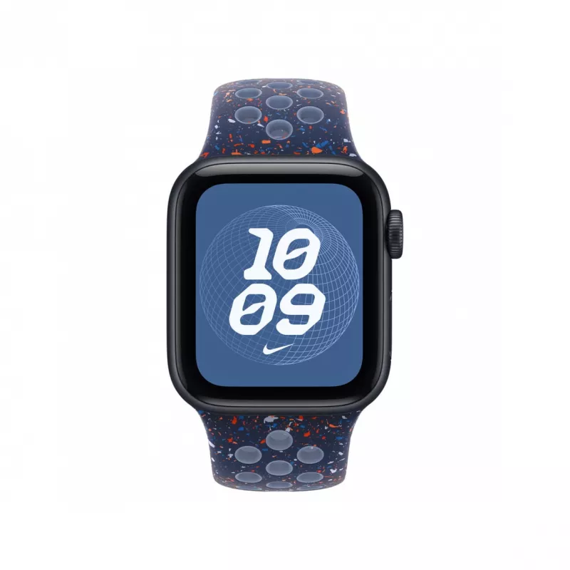 Pulseira Apple MGA84ZM/A acessório para smartwatch azul alumínio fluorelastómero