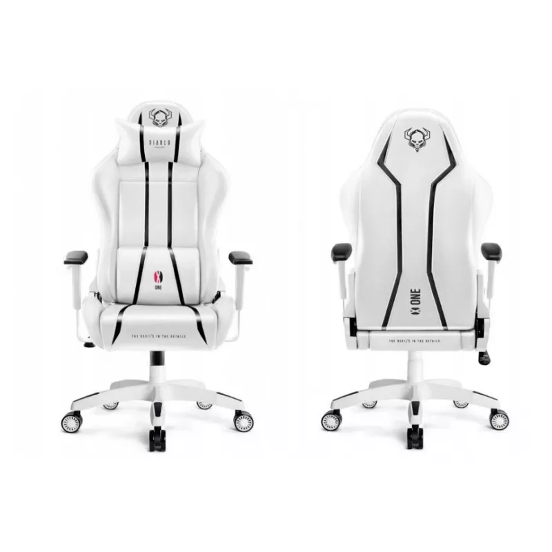 Cadeira gaming Diablo X-ONE 2.0 Normal branco e preto