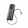Powerbank CANYON OnPower 265 com cabo integrado, 20000mAh, 165W, alumínio, cinzento-escuro