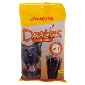 JOSERA Denties pato com cenoura - snack para cães - 180g