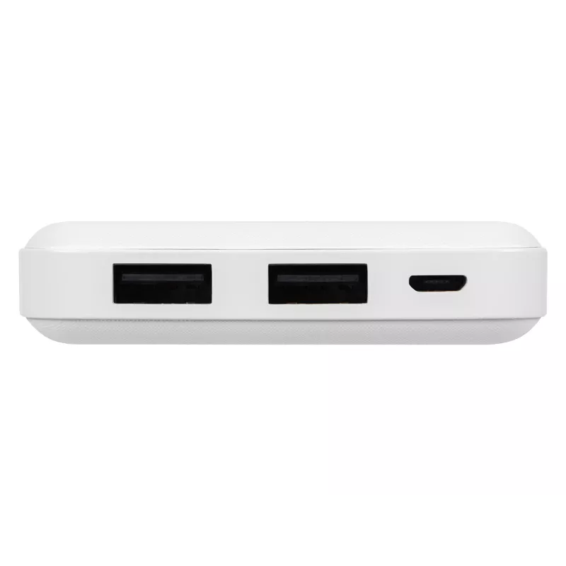 Blow PB10A power bank 10000 mAh, 2x USB (1A + 2,1A), entrada micro USB, Li-Po, branco