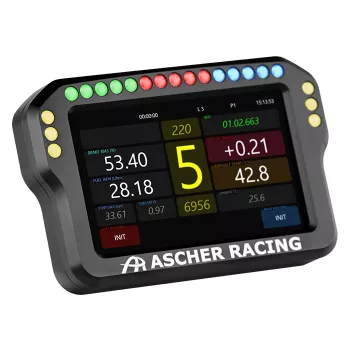 Dashboard para volante Ascher Racing 4 polegadas Modelo 76080028 para setups de Simracing