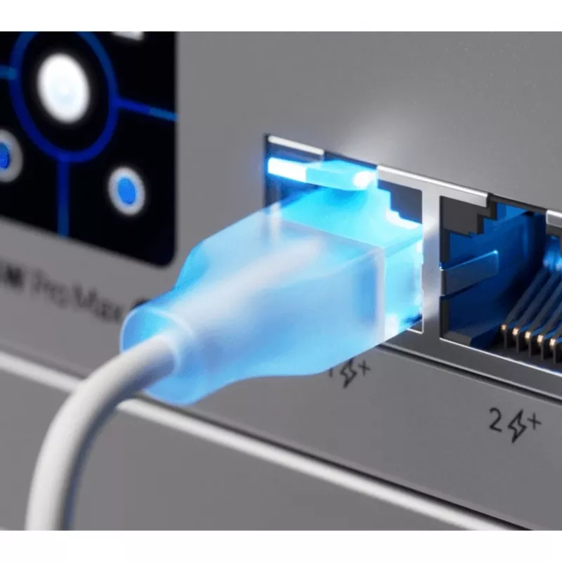 Cabo de rede patch UBIQUITI UACC-Cable-Patch-EL Cat6 RJ-45 2.5GbE PoE++ 0,15 m branco translúcido (24 unid.)