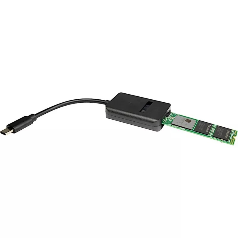 Inter-Tech K-1696-P2 adaptador de USB-C para SSD M.2, USB 3.2 Gen 2 (10 Gbit/s), PCIe NVMe e SATA, preto