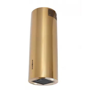 Exaustor MAAN Elba 2 39, filtro de gordura em alumínio, controlo eletrónico com visor e comando, dourado brilhante, Ø390 mm