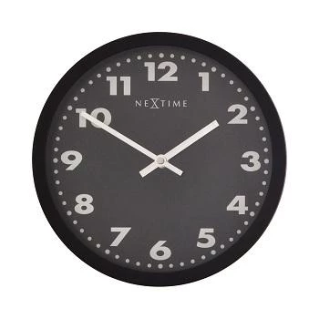 NeXtime Relógio 2906ma Mercure, Ø 25 cm, parede, preto