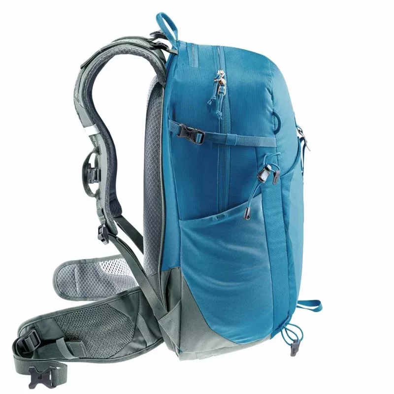 Mochila DEUTER Trail 25 mochila de caminhada diária, 25 L, poliéster, capa de chuva, cinto de cintura