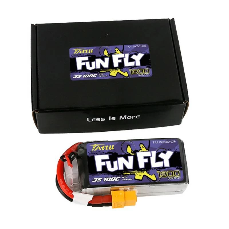 Bateria Tattu Funfly 1300mAh 11,1V 100C 3S1P