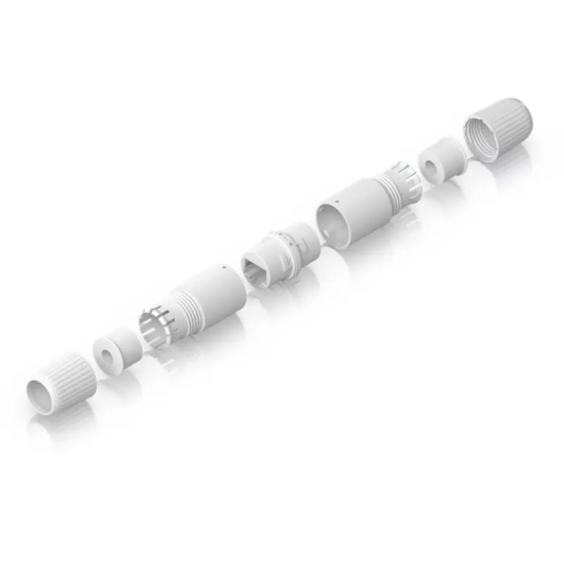 Ubiquiti UACC-RJ45-Coupler-C6A-Outdoor Plano branco RJ-45 2 unid.