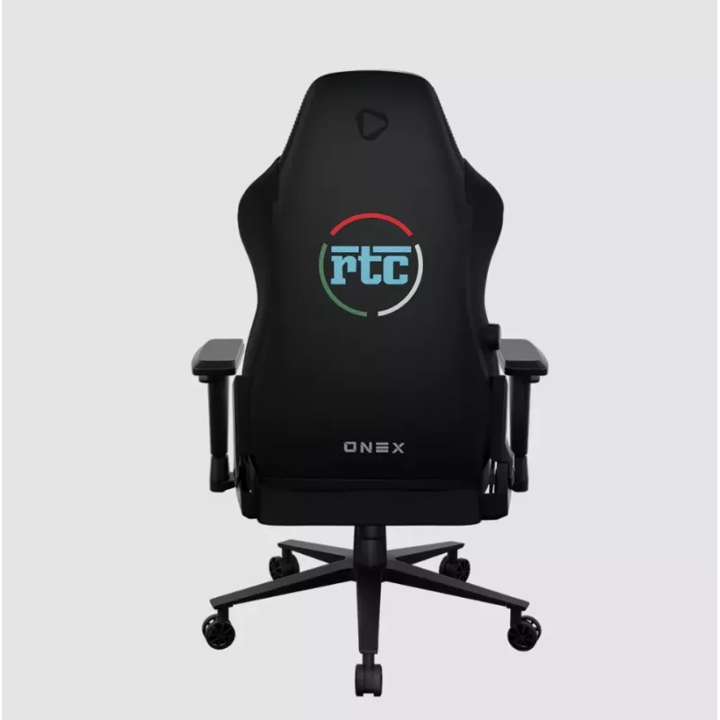 ONEX RTC ErgoGlide Alcantara cadeira gaming, preta