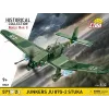 Kit de construção Cobi Blocks Junkers JU 87G-2 Stuka 571 peças kit de modelismo