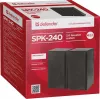 Altifalantes de secretária DEFENDER SPK-240 com fios, 2.0, 6 W RMS, alimentação USB, 3,5 mm, preto