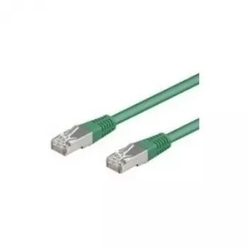 Cabo de rede Wentronic Goobay CAT 5e, F/UTP, verde, 15 m - mistura de cobre CCA (50870)