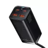 Baseus GaN3 Pro CCGP000101 carregador de secretária 100 W, 2x USB-C + 2x USB-A, PD 3.0, QC 4.0+, cabo de 1,5 m, preto