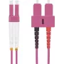 Cabo de patch de fibra ótica helos LC–SC duplex 50/125µm OM4 1,5 m
