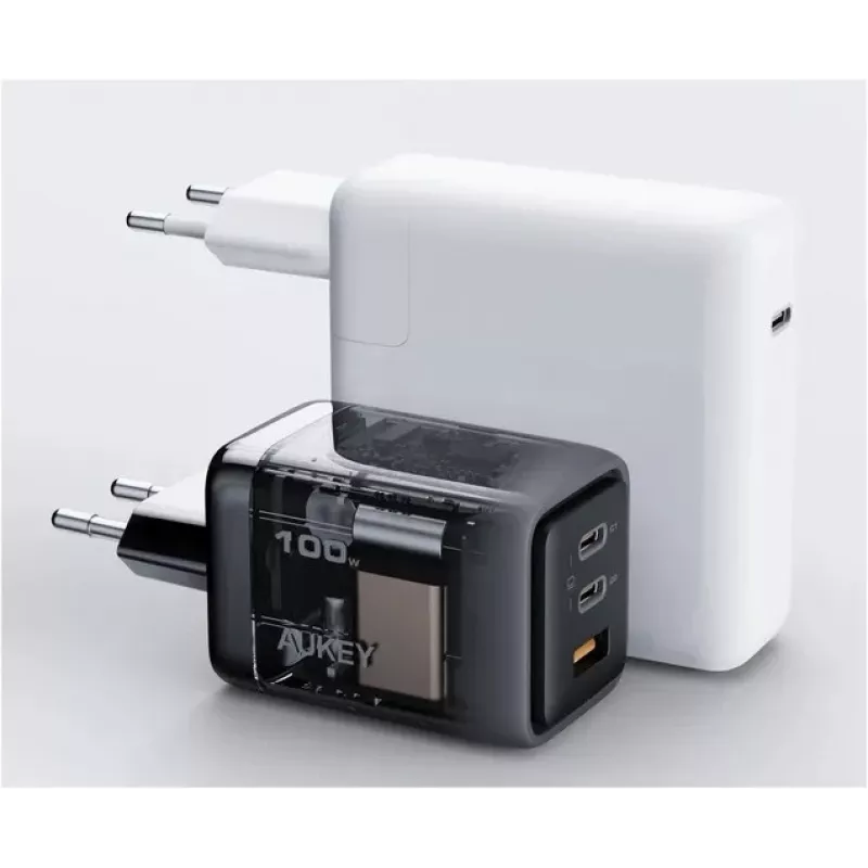 Carregador de parede Comet Mix 3 PA-C5 3xUSB (2xUSB-C e 1xUSB-A) 100W 5A QC5.0 PD3.0 AFC PPS FCP SCP