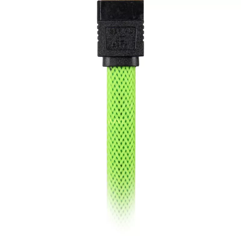 Cabo SATA Sharkoon SATA 3 0,6 m 7 pinos preto verde