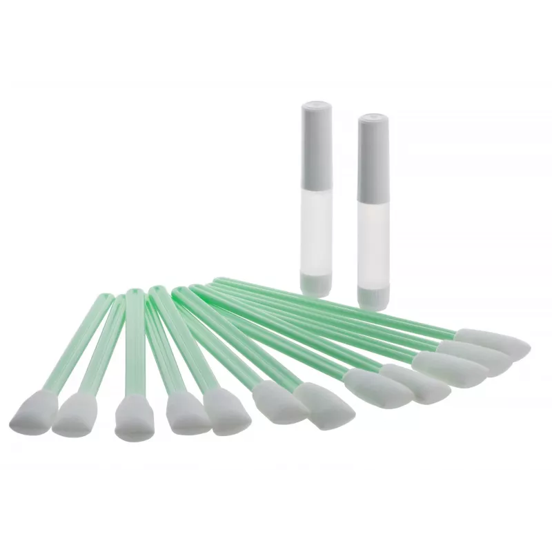 Conjunto de limpeza de equipamentos ActiveJet AOC-303 — 12 cotonetes brancos para teclados, universal