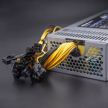 Fonte de alimentação Qoltec 50350 1850W PCI-E | 80 Plus Platinum | Gaming Miner