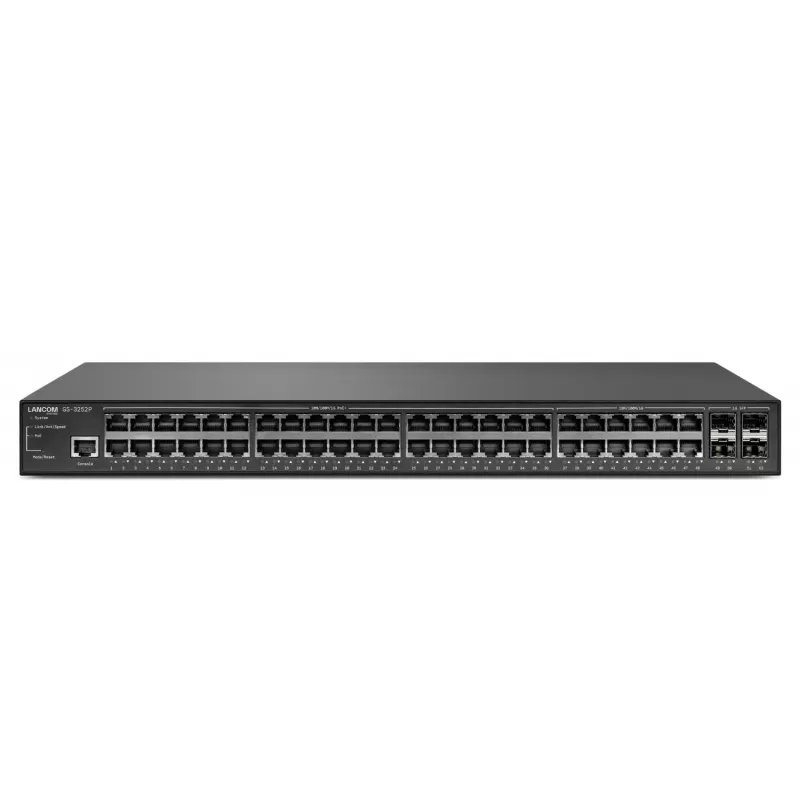 LANCOM GS-3252P Managed L3 Gigabit Ethernet (10/100/1000) Power over Ethernet (PoE) 1U preto