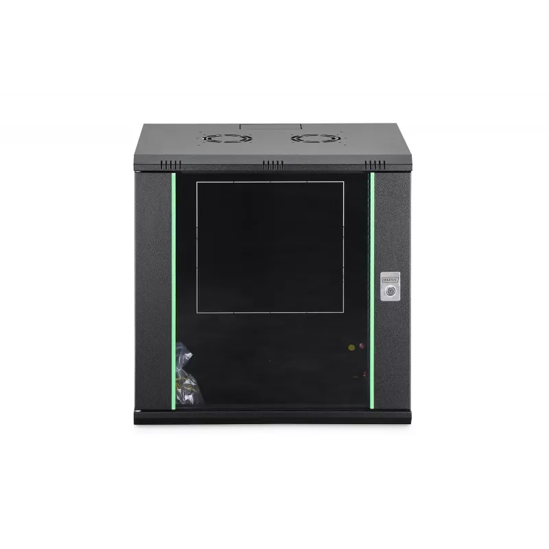 Armário para montagem na parede DIGITUS Dynamic-N 12U, 600x450 mm (LxP), IP20, fechadura com chave, desmontado