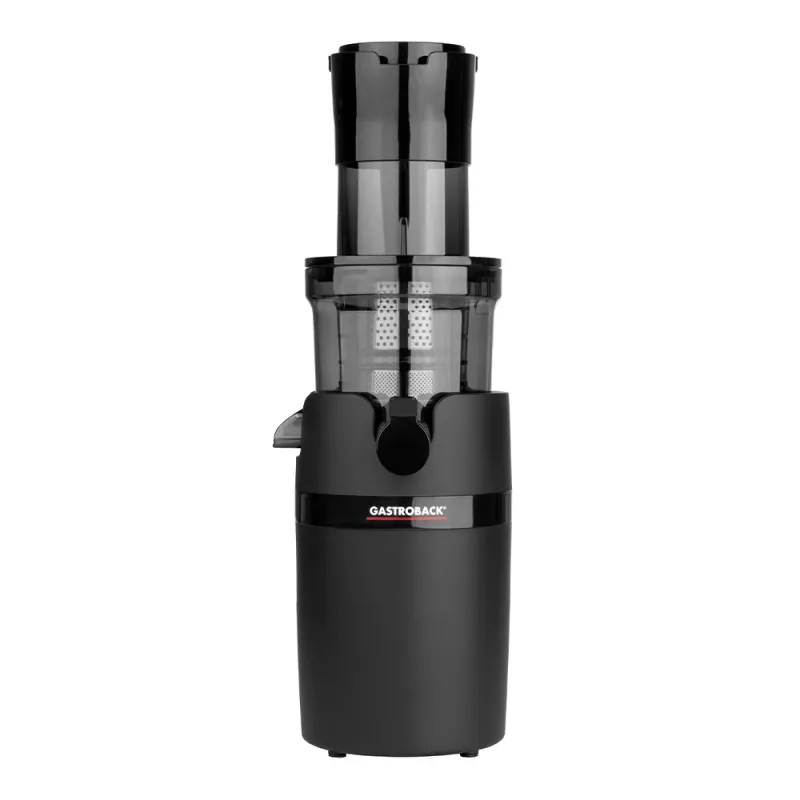 Gastroback 40146 Vita Fresh extrator de sumo lento, 200 W, 50 rpm, jarro de sumo de 0,8 l, abertura de 78 mm