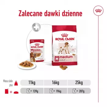 ROYAL CANIN SHN Medium Adult in Sauce - Comida húmida para cães adultos - 10x140g