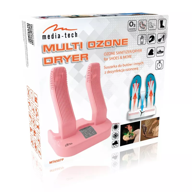 Secador Media-Tech MT6507P Multi Ozone Pro rosa