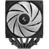 Dissipador de ar DeepCool AG620 BK ARGB V2 — ventoinha dupla 120 mm, 6 heatpipes, suporte LGA 1700/AM4/AM5, preto