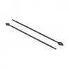 Abraçadeira de cabos com contas DeLOCK 19568 C 150 x L 2,4 mm preta 100 unid.