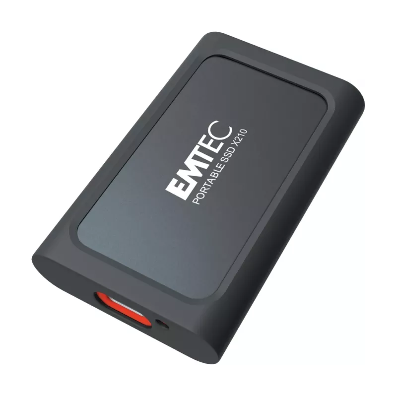 Emtec X210 ELITE 2 TB USB Type-C 3.2 Gen 2 (3.1 Gen 2) preto, vermelho
