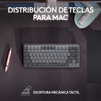 Teclado sem fios Logitech MX Mechanical Mini Tenkeyless Bluetooth