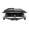 Steba RC 4 Plus Deluxe Chrome grelhador raclette, aço inoxidável/preto