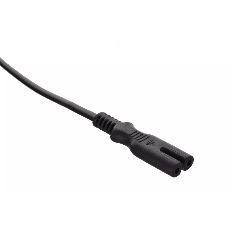 Cabo de alimentação Savio CL-100 preto 1,8 m IEC tipo E (3,4 mm, 3,1 mm) IEC C7