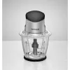 Trituradora elétrica Rommelsbacher MZ 500 — 1,5 L, 500 W, Aço inoxidável preto