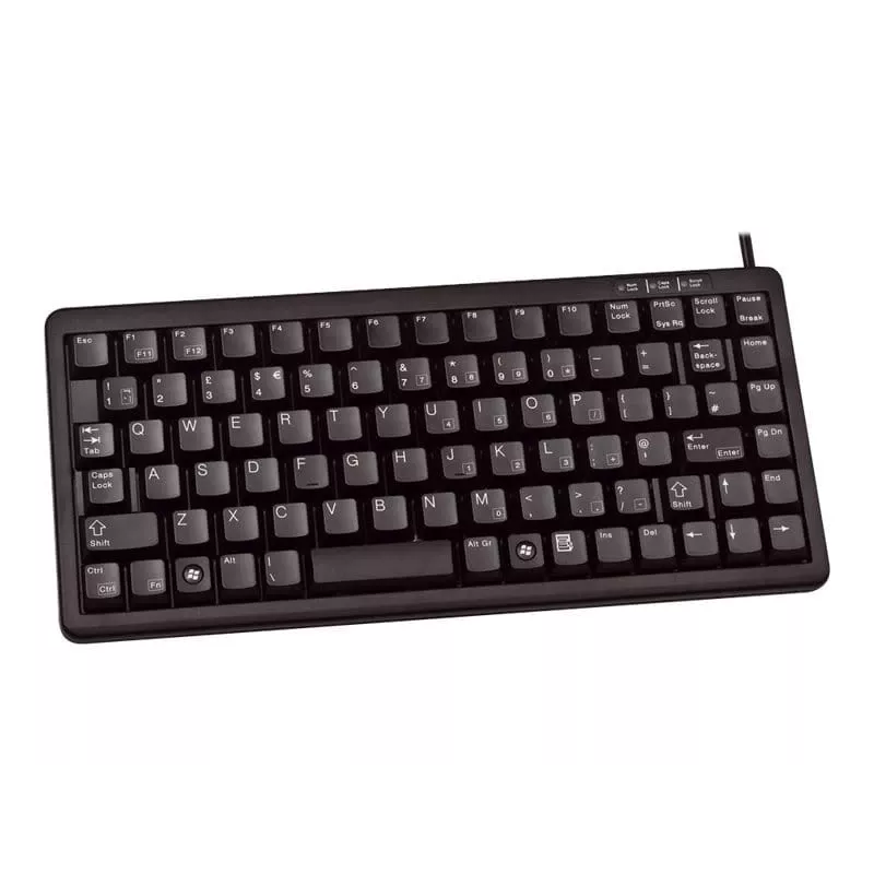 Teclado CHERRY G84-4100 universal USB QWERTY inglês dos EUA preto