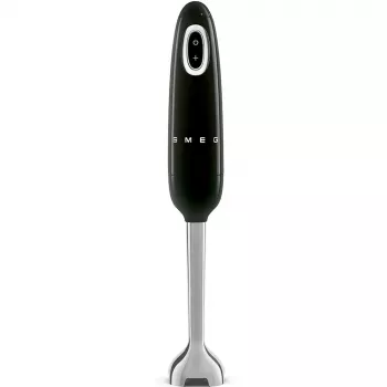 Misturadora de mão Smeg HBF03BLEU — 700 W batedeira manual, copo de 1,4 L, lâmina de aço inoxidável, preto