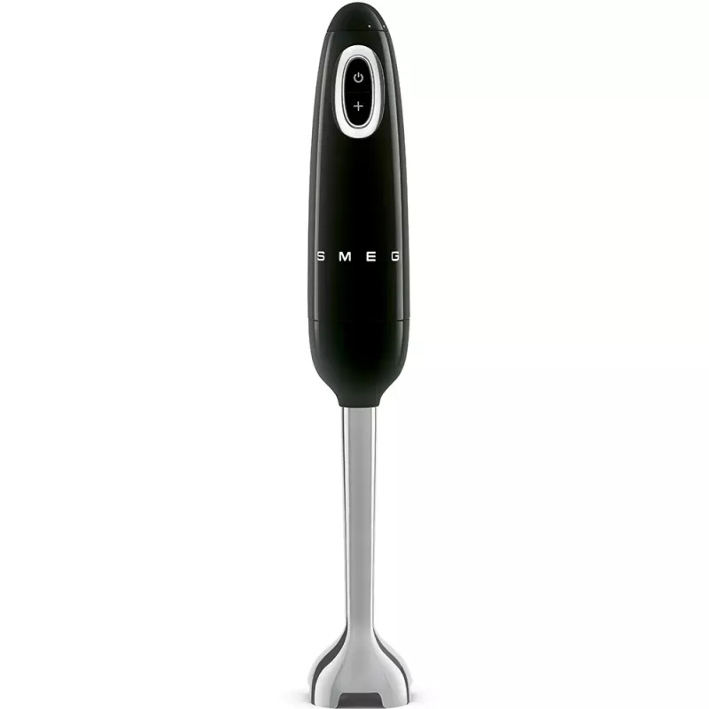 Misturadora de mão Smeg HBF03BLEU — 700 W batedeira manual, copo de 1,4 L, lâmina de aço inoxidável, preto