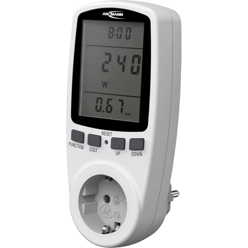 Medidor de consumo energético ANSMANN APM2 120-0007 com ecrã LCD