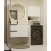 Armário top e shop POLA MULTI para lavandaria para máquina de lavar - branco