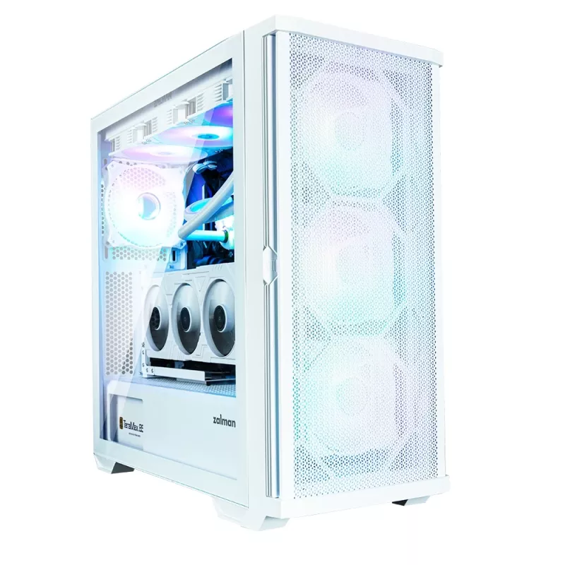 Zalman Z10 DUO ATX ZM-IF120 x4 branco