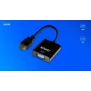 Adaptador Savio HDMI-VGA AK-75