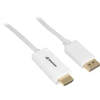Adaptador de cabo DisplayPort para HDMI Sharkoon DisplayPort 1.2 → HDMI 4K ativo 2 m 60 Hz
