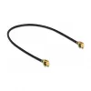 Delock 89607 cabo de antena, MHF para MHF, 10 cm, preto