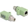 Cabo alterador de género DeLOCK 60681 M12 RJ45 verde